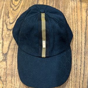 GC MONOGRAM CAP BLACK ONE SIZE